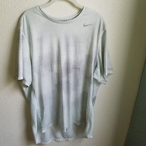 NIKE DRI-FIT XL Men’s T-Shirt (White/Silver)